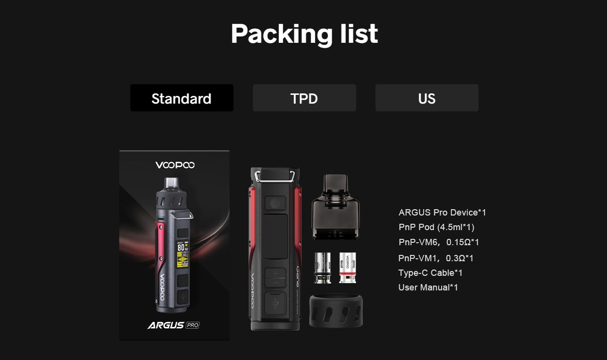 Voopoo Argus Pro Kit
