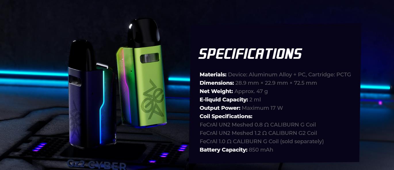 Uwell Caliburn GZ2 Cyber Kit