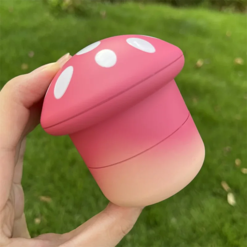 Portable 4-Layer Mushroom Pink Weed Grinder Wholesale