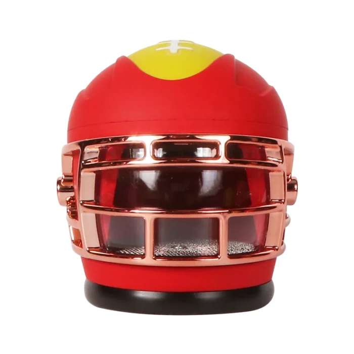 4 Piece Rugby Helmet Shaped Weed Grinder Wholesale