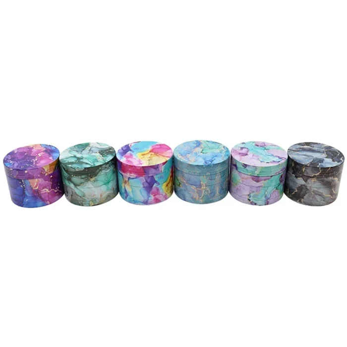 4 Layers Colorful Pattern Magnetic Weed Grinder Wholesale