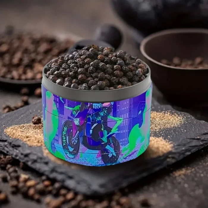 50mm Cyberpunk 4-Layer Flower Mill Weed Grinder