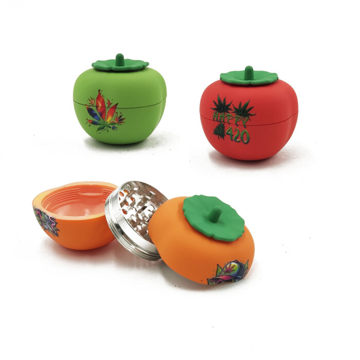 2024 New Tomato Shaped Marijuana Crushers Wholesale