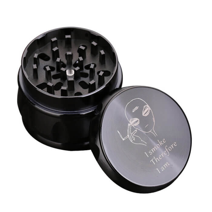 Customizable Magnetic Closure Zinc Weed Grinder