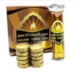 22 mm Golden Quick-Lighting Hookah Charcoal Wholesale