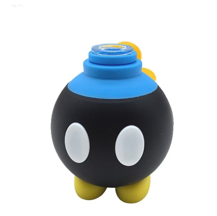 Cartoon Bomber Shape Silicone Weed Bong Wholesale