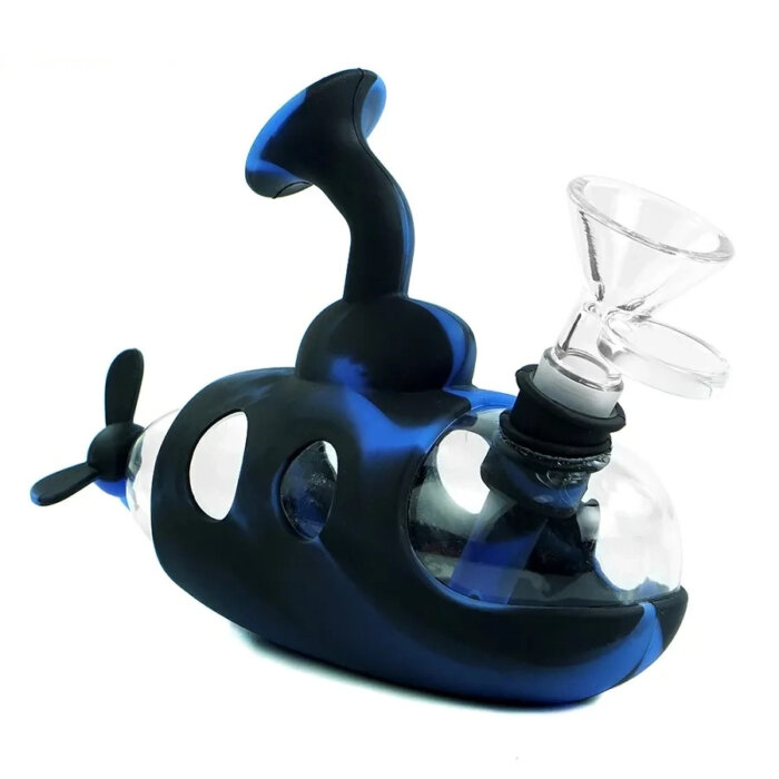 New Colorful Submarine Silicone Water Bong