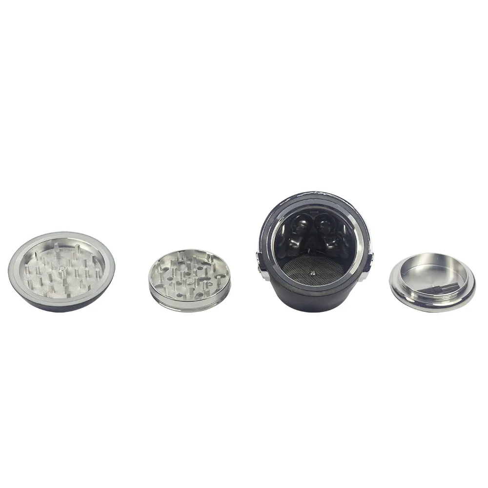 2,3" 4 PC 3D Metall Schädel Marihuana Grinder Großhandel 2.3" 4 PC 3D Metal Skull Marijuana Grinder Wholesale