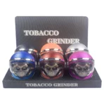 2.3" 4 PC 3D Metal Skull Marijuana Grinder Wholesale