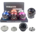 2.3" 4 PC 3D Metal Skull Marijuana Grinder Wholesale