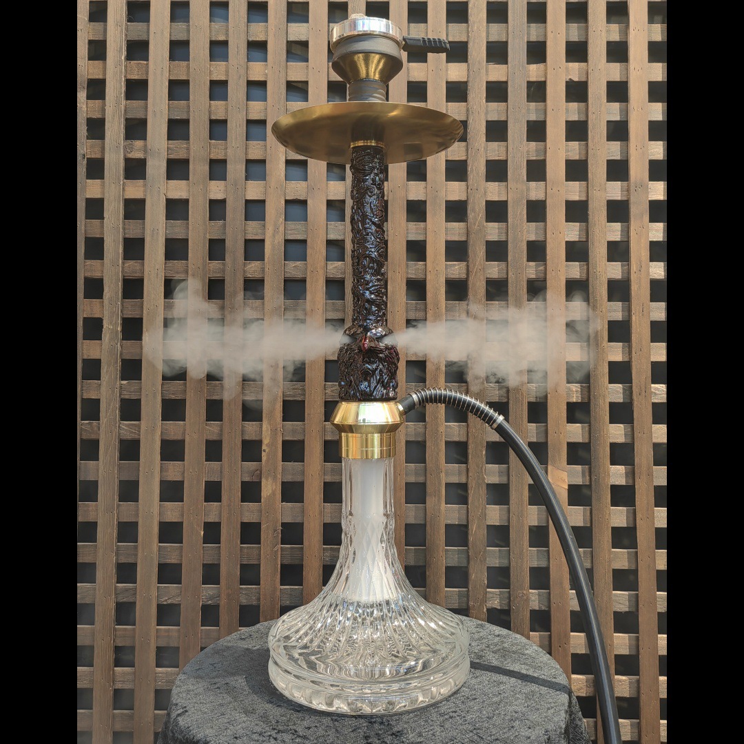 Hookah de lujo con cabeza de águila de doble cara al por mayor Eagle Double-Sided Eagle Head Luxury Hookah Wholesale