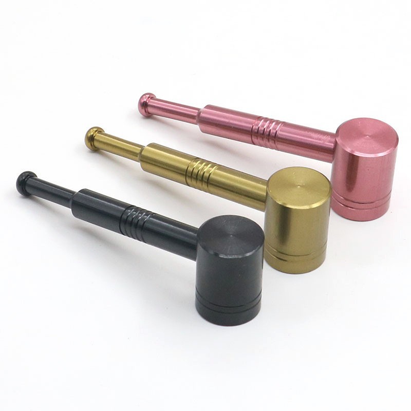 Pipa de fumar de metal al por mayor Vintage Metal Smoking Pipe Wholesale