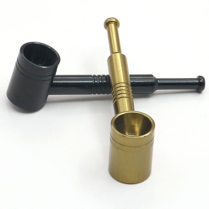 Pipa de fumar de metal al por mayor Vintage Metal Smoking Pipe Wholesale