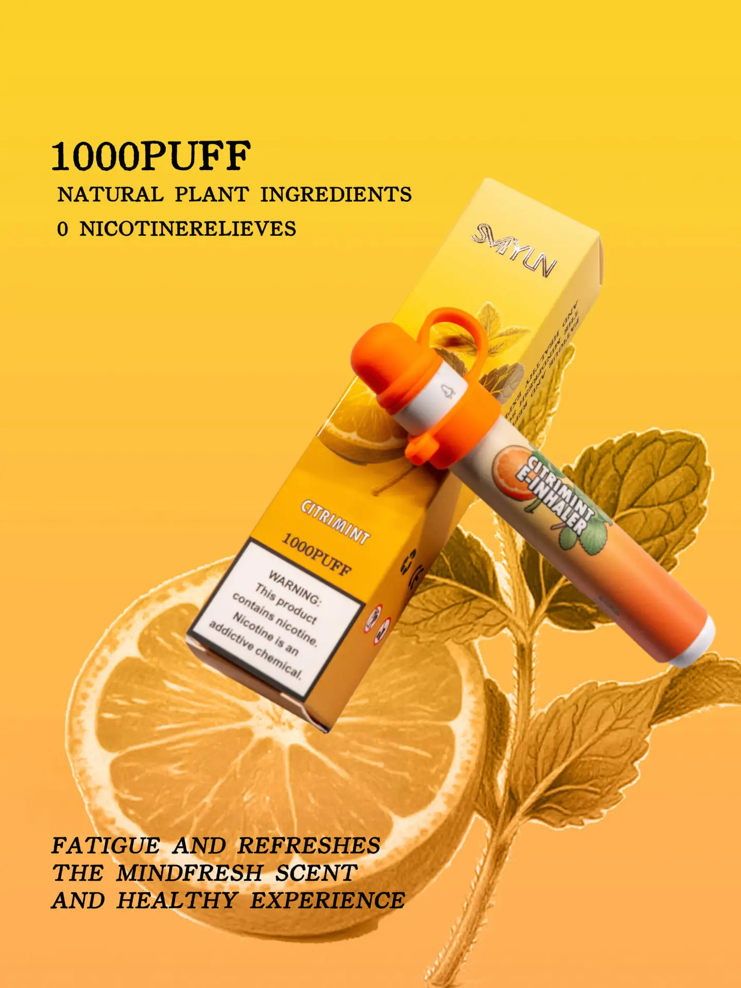 Citrus-Flavored Nose Inhaler