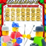 Wholesale Silicone Dab Rig Lego Minifigure 160 mm — main product photo, 160 mm