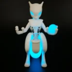 Wholesale Silicone Water Pipe Mewtwo 155 mm — color variant 1, 155 mm