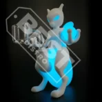 Wholesale Silicone Water Pipe Mewtwo 155 mm — color variant 2, 155 mm