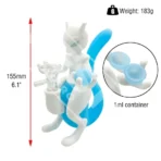 Wholesale Silicone Water Pipe Mewtwo 155 mm — color variant 3, 155 mm