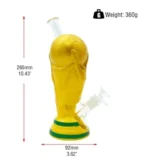 Wholesale Silicone Water Pipe World Cup 143 mm — color variant 1, 143 mm