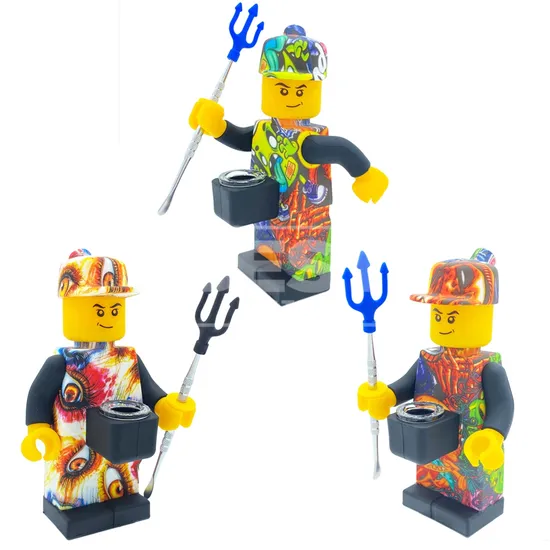 Wholesale Silicone Dab Rig Lego SL25597 — color variant 1, 160 mm