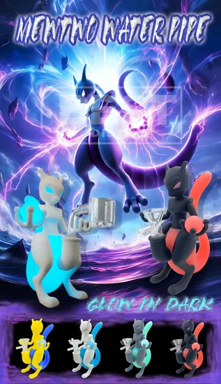 Wholesale Silicone Dab Rig Mewtwo 155 mm — main product photo, 155 mm