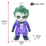 Wholesale Silicone Water Pipe Green Hair Clown