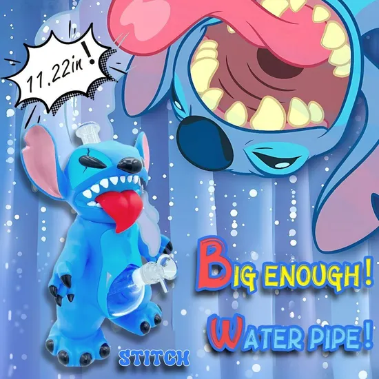 Wholesale Silicone Dab Rig Stitch 11.22 Inches — main product photo, 11.22 inches