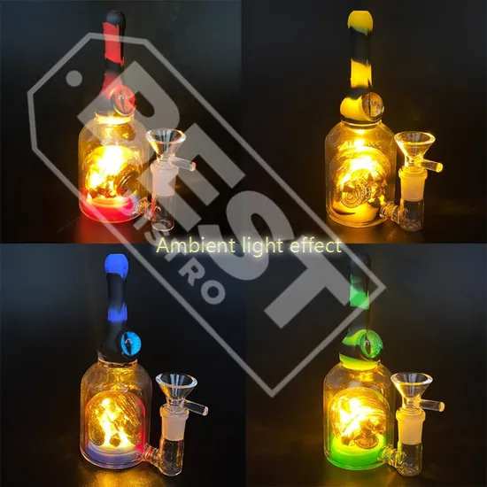 Wholesale Silicone Dab Rig Glow In Dark Hand Pipe — main product photo
