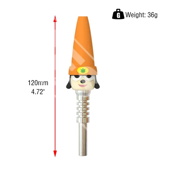 Wholesale Silicone Water Pipe Long Eared Dog SL25599 — color variant 1