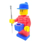 Wholesale Silicone Dab Rig Lego Funny 160 mm — color variant 3, 160 mm