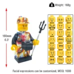 Wholesale Silicone Dab Rig Lego Colorful 160 mm — color variant 1, 160 mm
