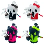 Wholesale Silicone Water Pipe Hello Kitty 120 mm — main product photo, 120 mm