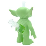 Wholesale Silicone Water Pipe Yoda SL25576 — color variant 3, 8.66 inches