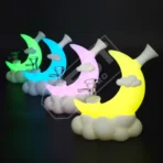 Wholesale Silicone Water Pipe Glow In Dark 128 mm — color variant 2, 128 mm