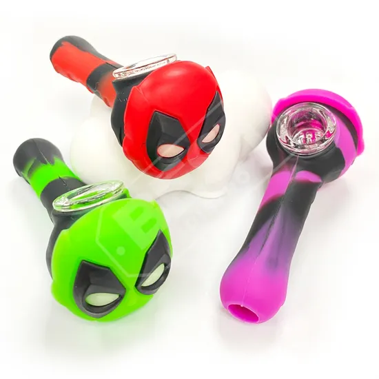 Wholesale Silicone Water Pipe 3D Artwork SL25590 — main product photo, 92 mm