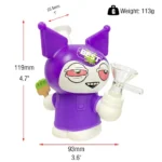Wholesale Silicone Water Pipe Kuromi