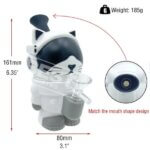 Wholesale 6 inch astronaut kitty silicone water pipe