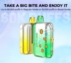 Wholesale MYTUBE disposable vape 60000 puffs gold coin screen