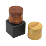 Wholesale Custom 52mm Waisted Wooden Herb Grinder photo 5