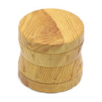 Wholesale Custom 52mm Waisted Wooden Herb Grinder photo 6
