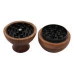 Wholesale Custom 60mm 3-Layer Round Wooden Jar Grinder photo 3