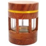 Wholesale Custom 60mm Rosewood 4-Layer Window Wooden Grinder photo 3