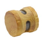 Wholesale 63mm Wooden-Trim Zinc Herb Grinder photo 7
