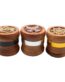 Wholesale Custom 67mm Floral-Lid Wooden Herb Grinder