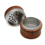 Wholesale Custom 67mm Two-Tone Wooden Herb Grinder photo 5