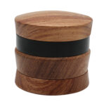 Wholesale Custom 67mm Two-Tone Wooden Herb Grinder photo 6
