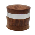 Wholesale Custom 67mm Two-Tone Wooden Herb Grinder photo 8