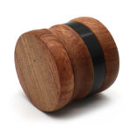 Wholesale Custom 67mm Waisted Wooden Herb Grinder photo 2