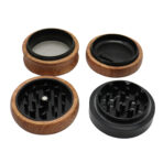 Wholesale Custom 67mm Waisted Wooden Herb Grinder photo 5