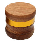 Wholesale Custom 67mm Waisted Wooden Herb Grinder photo 7